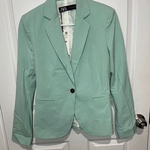Zara Turquoise Blazer- Sz 2